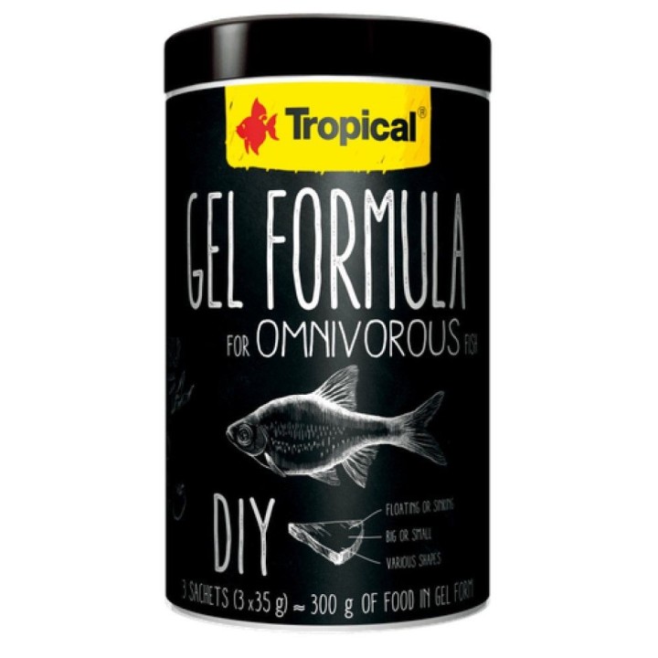 Expirace Tropical Gel Formula for Omnivorous Fish 1000ml (3x35g)